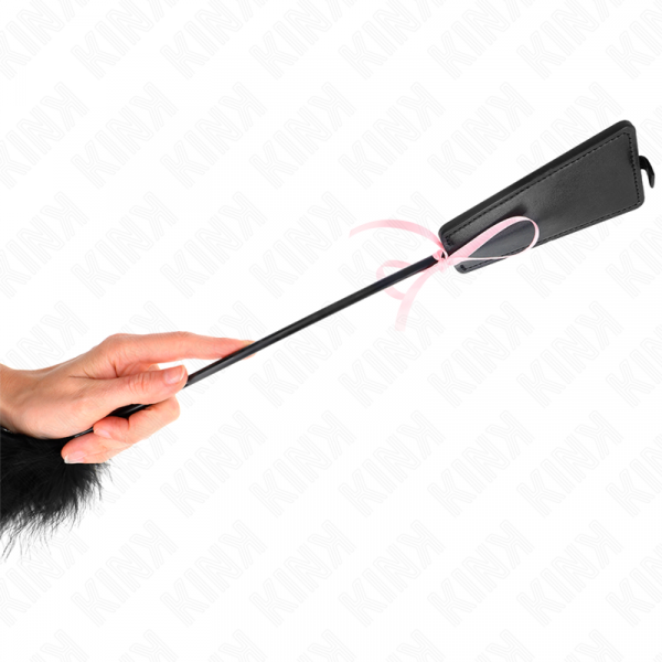img_189106_58926cad31faf8a93002cba63e29b23d_1.png KINK - PLUMAS PARA COSQUILLAS CON LAZO DE CINTA ROSA 49 CM