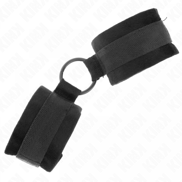 img_189164_f5a49740ae58afa01b582337d5d6a68f_1.png KINK - MUÑEQUERAS 25 CM PARA PRINCIPIANTES CON ANILLA 4 CM NEGRO AJUSTABLE 15-25 CM