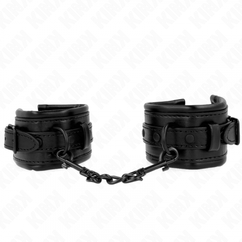 img_189171_bba0a5d38c3b26cefd461188028e8a4d_1.png KINK - MUÑEQUERAS AJUSTABLE NEGRO 20-30 CM X 6 CM