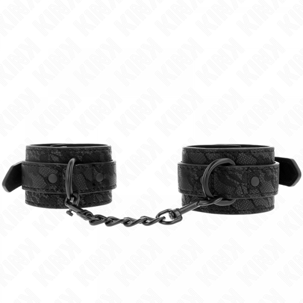 img_189251_cf55824ab3fff4119f9067d6cc2c8ac1_1.png KINK - MUÑEQUERAS DE ENCAJE AJUSTABLE NEGRO 19-26 CM