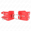 img_189314_1006dd3dfdf061ff5474ec7a09fc98b1_1.png KINK - MUÑEQUERAS FIJAS CON ANILLA Y TACHUELAS ROJO AJUSTABLE 17-22 CM X 6.5 CM
