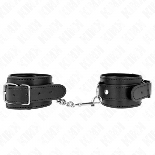 img_189323_5afb6e6b0b1e447c6dfe265fee21381c_1.png KINK - MUÑEQUERAS FINAS NEGRO AJUSTABLE 21-33 CM