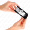 img_189329_83ac37aee5dc4ede60c3711ce9048b62_1.png KINK - MUÑEQUERAS FINAS NEGRO / PLATEADO 30 X 4 CM