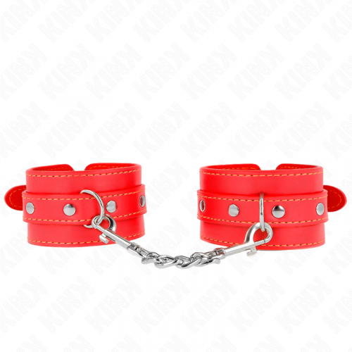 img_189331_0e7f90ab61ed75c8062d72559d0609a4_1.png KINK - MUÑEQUERAS FINAS ROJO AJUSTABLE 21-33 CM