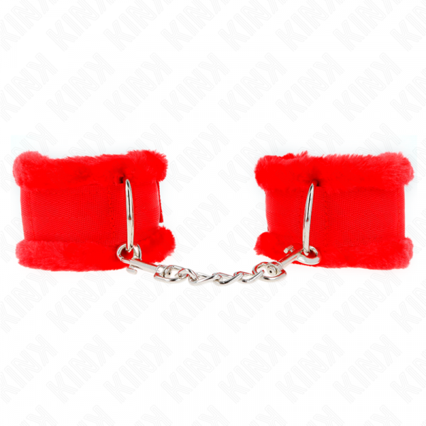 img_189339_f42bed86e5b140cfe7b919f5d143f397_1.png KINK - MUÑEQUERAS FORRADA ROJO AJUSTABLE 17-31 CM X 7 CM