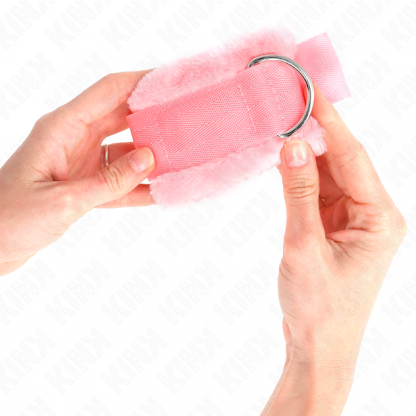 img_189346_fa2d7548910d5969fe7d3cb286a2315d_1.png KINK - MUÑEQUERAS FORRADA ROSA AJUSTABLE 17-31 CM X 7 CM