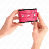 img_189365_67375e67345346705659a43ea3e67b9c_1.png KINK - MUÑEQUERAS FORRADAS PREMIUM NEGRO CON CORREA FUCSIA AJUSTABLE 17-29 CM X 6 CM