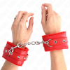 img_189381_e3c91cdca5466a579bf796897ce70fdb_1.png KINK - MUÑEQUERAS FORRADAS PREMIUM ROJO CON CORREA ROJO AJUSTABLE 17-29 CM X 6 CM