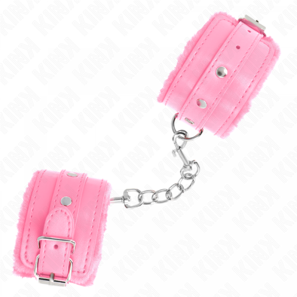 img_189384_4e37cd717ec9644777e92d17ae11bb81_1.png KINK - MUÑEQUERAS FORRADAS PREMIUM ROSA CON CORREA ROSA AJUSTABLE 17-29 CM X 6 CM