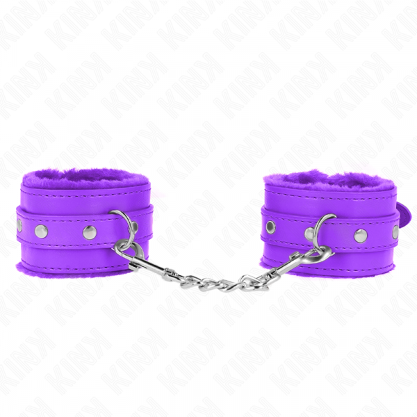 img_189388_a5f56d5e8f7ed3719c033f77f95ed289_1.png KINK - MUÑEQUERAS FORRADAS PREMIUM VIOLETA CON CORREA VIOLETA AJUSTABLE 17-29 CM X 6 CM