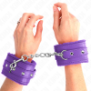 img_189390_6e6492dbff14a0fe5291764407eea2ef_1.png KINK - MUÑEQUERAS FORRADAS PREMIUM VIOLETA CON CORREA VIOLETA AJUSTABLE 17-29 CM X 6 CM
