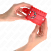 img_189394_2ba1cc989cebd3e8490714f2fc06a83a_1.png KINK - MUÑEQUERAS FORRADAS ROJO CON CORREA ROJO AJUSTABLE 20-29 CM X 5.5 CM
