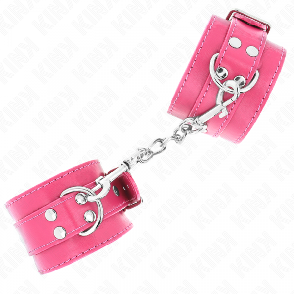 img_189400_7e430407b63e815850c5dbb9bebaad34_1.png KINK - MUÑEQUERAS FUCSIA CON DETALLES EN FUCSIA AJUSTABLE 20-28 CM X 5.5 CM