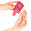 img_189402_ba12eeb83d3d9df450fafc54afa49e70_1.png KINK - MUÑEQUERAS FUCSIA CON DETALLES EN FUCSIA AJUSTABLE 20-28 CM X 5.5 CM