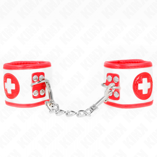img_189411_e1c4c5be756d2f18a7335e45d58fee60_1.png KINK - MUÑEQUERAS MINI ENFERMERA AJUSTABLE 18-23 CM X 5 CM