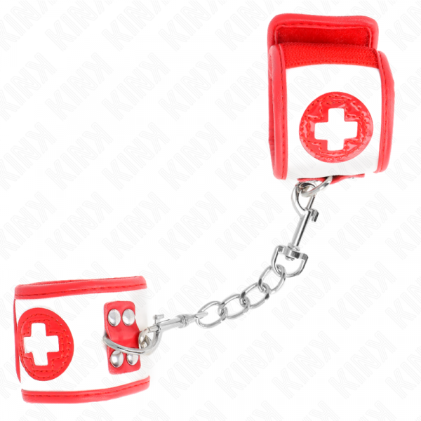 img_189412_067c60f9cefe5e45859b8cd803694e68_1.png KINK - MUÑEQUERAS MINI ENFERMERA AJUSTABLE 18-23 CM X 5 CM