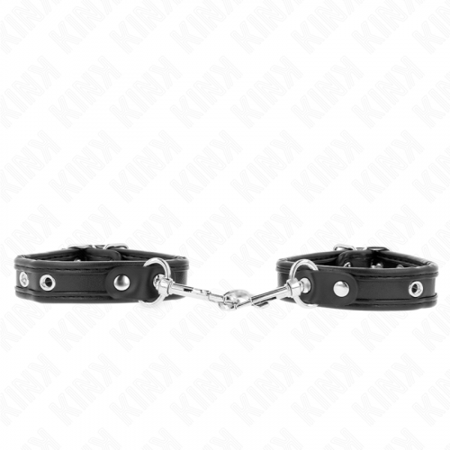 img_189415_5f38e456fe9e1ff683e888b3e8325c43_1.png KINK - MUÑEQUERAS MINI NEGRO CON TACHUELAS AJUSTABLE 16-22 CM X 2 CM