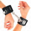 img_189421_4aa718e09e4f5b251e151fc52c5b94ce_1.png KINK - MUÑEQUERAS MULTIPOSICIÓN CON CIERRE CANDADO NEGRO AJUSTABLE 16-23 CM X 5.5 CM