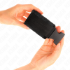 img_189462_b391e7c52a122470196ac24bec404b91_1.png KINK - MUÑEQUERAS NYLON NEGRO MODELO 1 AJUSTABLE 25-35 CM X 6 CM