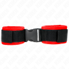 img_189467_c699f7cd4b5c907c90753512e39dccf1_1.png KINK - MUÑEQUERAS NYLON ROJO-NEGRO MODELO 1 AJUSTABLE 25-35 CM X 6 CM