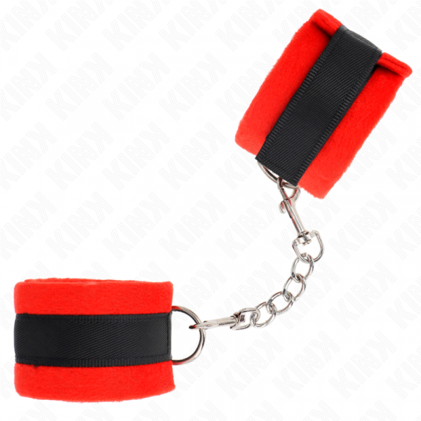 img_189491_642033e4770580caf943649ffa6c1982_1.png KINK - MUÑEQUERAS PARA PRINCIPIANTES NEGRO-ROJO 30 X 7 CM