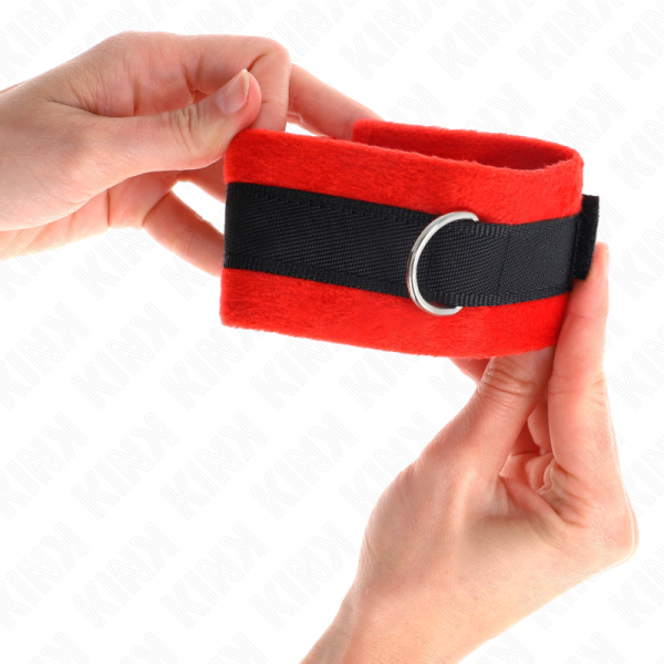 img_189492_c9b8015eb0817c29e1c77bde84c8c38a_1.png KINK - MUÑEQUERAS PARA PRINCIPIANTES NEGRO-ROJO 30 X 7 CM