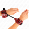 img_189511_4c06648b73fe51c785449151a22f60cd_1.png KINK - MUÑEQUERAS ROJO OSCURO 23 X 5 CM