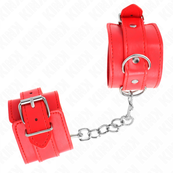 img_189520_c57f559b7bb1eb022219ee0a80b3f9e5_1.png KINK - MUÑEQUERAS SENCILLAS ROJO AJUSTABLE 20-23 CM X 5.5 CM