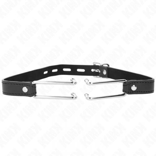 img_189556_c941e0c43d026068acf9e449e236f757_1.png KINK - MORDAZA GANCHO DE METAL 11.5 CM CON CORREA DE POLIPIEL AJUSTABLE 39-58 CM X 2 CM