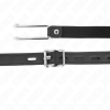 img_189558_9c8b5d697870850ff6a15def3c3693f1_1.png KINK - MORDAZA GANCHO DE METAL 11.5 CM CON CORREA DE POLIPIEL AJUSTABLE 39-58 CM X 2 CM