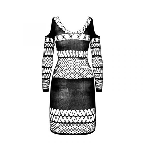 PASSION - BS 105 BODYSTOCKING BLANCO TALLA ÚNICA