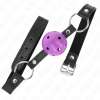 img_189622_1625d2e5ed28e343aef85d25527c0d50_1.png KINK - MORDAZA DE BOLA 4.5 CM MORADO DURA HUECA 63.5 X 2 CM