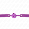 img_189641_1eb7934dcce27f1a8debb1230c153405_1.png KINK - MORDAZA DE BOLA 4.5 CM TRANSPIRABLE MORADO 65 x 2.5 CM