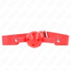 img_189647_df6b490ceb93ff87ae12c11cc155d78b_1.png KINK - MORDAZA DE BOLA 4.5 CM TRANSPIRABLE ROJO 65 x 2.5 CM