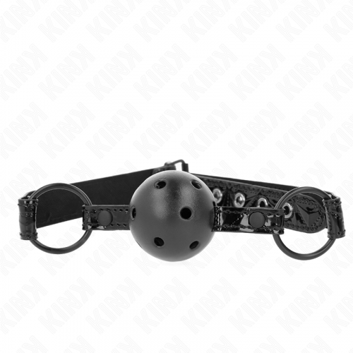 img_189656_aa34b291f1c03caf253289f00a180d49_1.png KINK - MORDAZA DE BOLA 4.5 CM CON PATRÓN DE DIAMANTE MODELO 3 64.5 CM AJUSTABLE 42- 60 CM