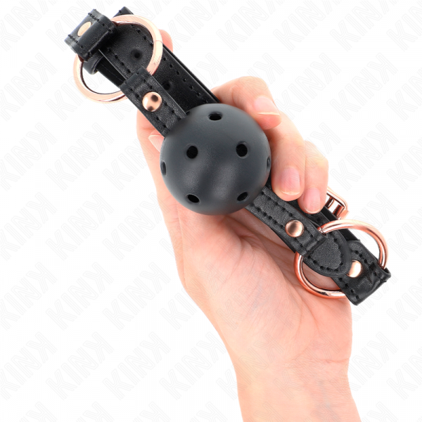 img_189686_3eee386c2d7b4bfd4ef082424f8a3c57_1.png KINK - MORDAZA DE BOLA 4 CM DE TPE PREMIUM 60 x 2 CM