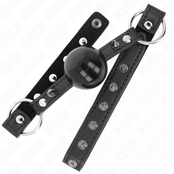 img_189701_6dd62ac4327e7ef1ca532c719433ea6f_1.png KINK - MORDAZA DE BOLA 4 CM CON REMACHE DE PUNTA Y CIERRE A PRESIÓN 65 x 2 CM