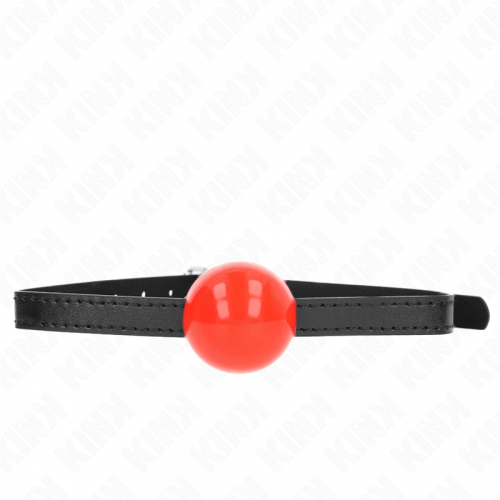 img_189716_4e87580e7ec3ea02ae42f79a772cdeef_1.png KINK - MORDAZA DE BOLA 4 CM SÓLIDA SIMPLE ROJO 65 x 1.5 CM