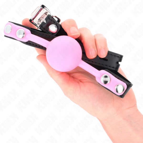 KINK - LUMINOUS SILICONE BALL 4 CM GAG 60 x 2 CM