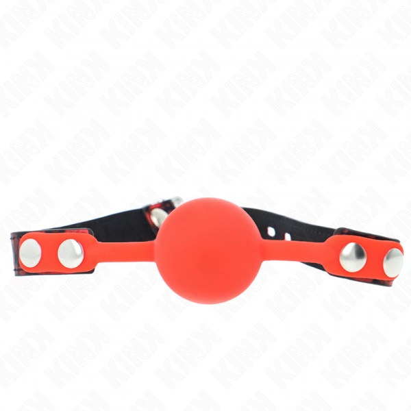 img_189733_188fd208016a1f2d6a3e41d8a156c9f6_1.png KINK - MORDAZA DE BOLA 4 CM DE SILICONA MODELO 2 CON CANDADO 60 x 2 CM
