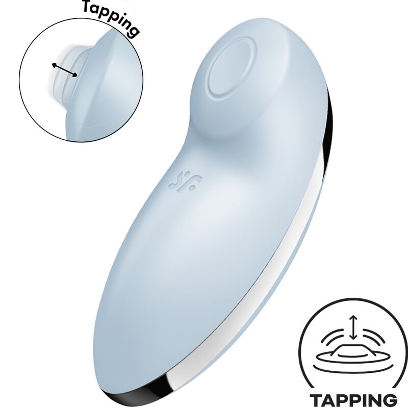 img_189924_55b245bd5930ff9bee30d05f5f74936a_1.jpg SATISFYER - TAP  CLIMAX 2 VIBRADOR  ESTIMULADOR AZUL