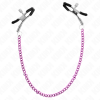 img_190009_2fcfe619dd8e8325037279aba78581a2_1.png KINK - PINZAS PARA PEZONES CON CADENA VIOLETA 30 CM