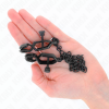 img_190253_06a9aa50a2126231bc994f686e37a96c_1.png KINK - PINZAS PARA PEZONES PLANAS NEGRO CON CADENA NEGRO 30 CM