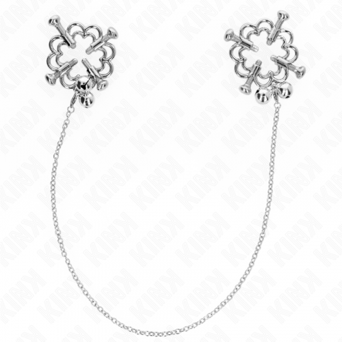 img_190254_521574badaabfed45cfcb341b0b24dee_1.png KINK - PINZAS PARA PEZONES FLOR METÁLICA CON CADENA