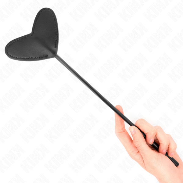 img_190288_0d5ce642d198bf50c94bcb0c678ddc1d_1.png KINK - PALA FORMA DE CORAZÓN NEGRO 33 X 10 CM