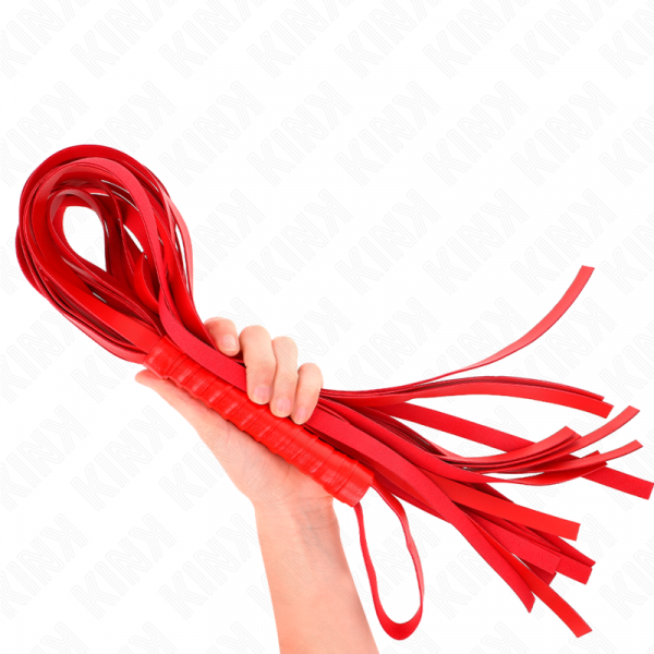 img_190371_5e2b0fb8a56a48db22f5d4414e29425f_1.png KINK - LÁTIGO DE COLA LARGA Y MANGO CORTO ROJO 70 CM