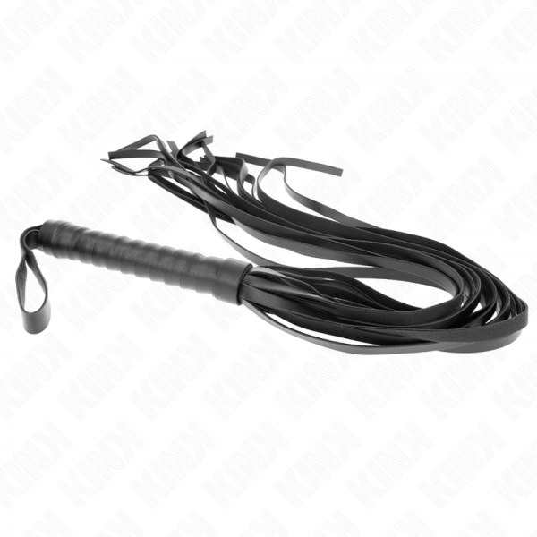 img_190373_b8d386ceb0203efe30f6f377b5762364_1.png KINK - LÁTIGO DE COLA LARGA Y MANGO CORTO NEGRO 70 CM