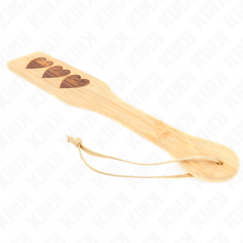 img_190413_2abdfc4d8a8a515debdf774731e69c02_1.png KINK - PALA DE BAMBÚ DISEÑO CORAZÓN 32 X 5.5 CM