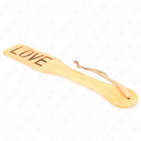img_190417_028afc9c1a3d55ff95aa2000c0145580_1.png KINK - PALA DE BAMBÚ PALABRA LOVE 32 X 5.5 CM
