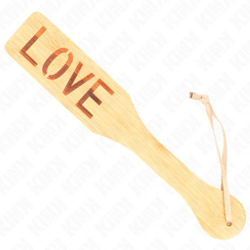 img_190419_94f06c15b24b78c5791b85d90960a60f_1.png KINK - PALA DE BAMBÚ PALABRA LOVE 32 X 5.5 CM